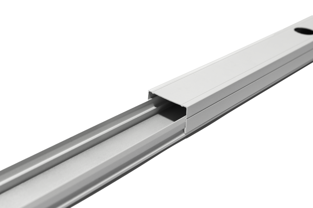 GlowTrax powder-coated aluminum channel track for Govee light puck mounting