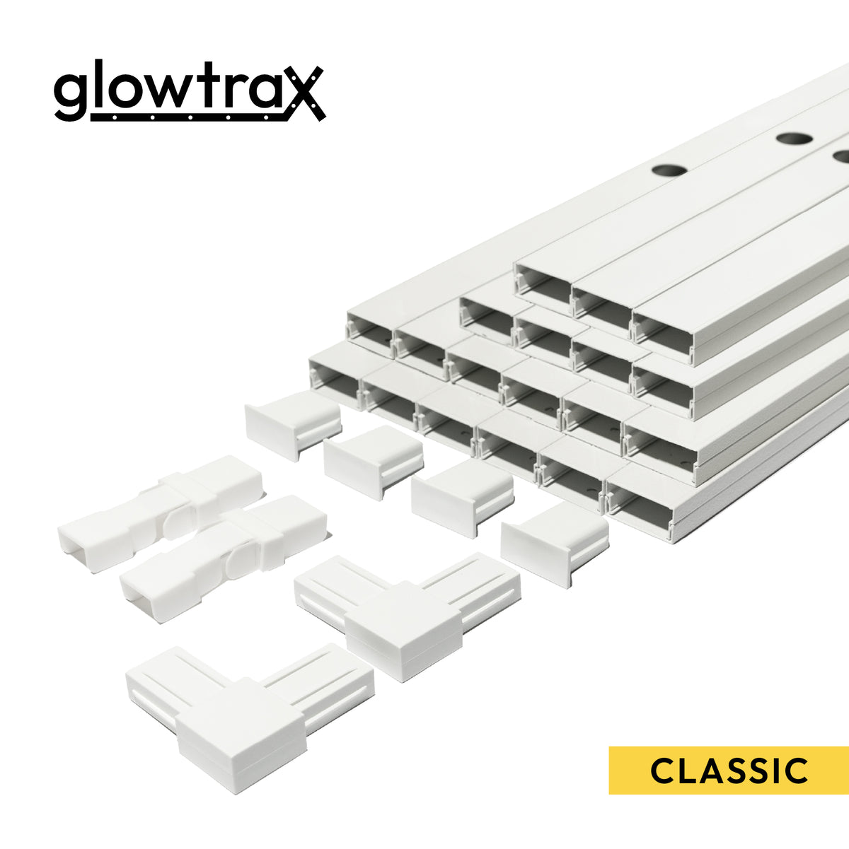 GlowTrax Classic — Aluminum Track for Govee Permanent Outdoor Lights